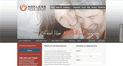 Desktop Screenshot of agelessmenshealth.com
